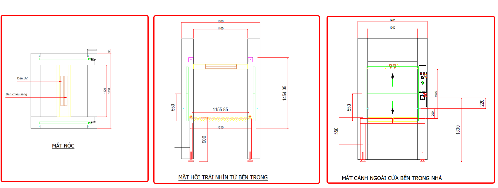 Passbox cửa trượt tự động lên xuống